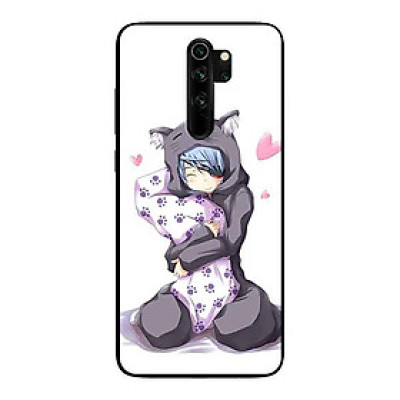 Ốp Lưng in cho Xiaomi Redmi Note 8 Pro Mẫu Cô Gái Mèo - Hàng Chính Hãng