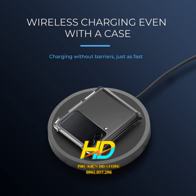 Ốp Lưng Trong Suốt Chống Sốc Dành Cho SamSung Z Fold4 5G và Z Flip4 5G Chính Hãng Greencase Cao Cấp Không Ố Màu - Hàng Chính Hãng