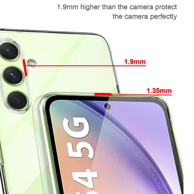 Ốp lưng dẻo silicon cho Samsung Galaxy A56 , A26 , A14 , A24 , A34 , A54 , A36 , A16 , A06 , A55 , A35 , A15 , A25 hiệu Ultra Thin (siêu mỏng 0.6mm, chống trầy, chống bụi) - Hàng nhập khẩu