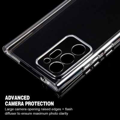 Ốp lưng silicon dẻo trong suốt bảo vệ camera cho Samsung Galaxy Note 20 Ultra hiệu Ultra Thin độ mỏng chỉ 0.6mm - Hàng nhập khẩu