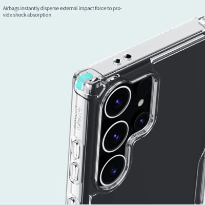 Ốp lưng TPU chống sốc cho Samsung Galaxy S25 Ultra / S25 Plus / S25 / S24 / S24 Plus / S24 Ultra hiệu Nillkin Nature TPU Pro Case (chống chịu mọi va đập bảo vệ các góc, siêu mỏng chỉ 0.6mm) - hàng nhập khẩu