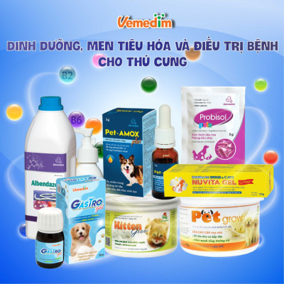 Vemedim Kitten Grow sữa cao cấp dành cho mèo con, lon 100g