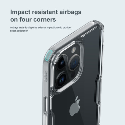 Ốp lưng Nillkin trong suốt dành cho iPhone 15 Pro Max - hàng chính hãng