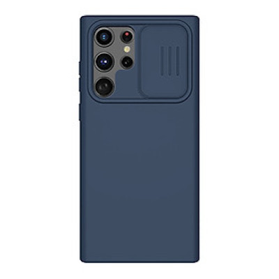 Ốp Lưng Nillkin CamShield Silky Silicone cho Samsung Galaxy S22 Ultra - Hàng Nhập Khẩu
