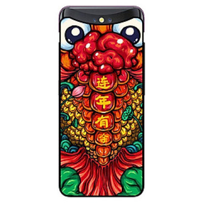 Ốp in cho Oppo Find X Cá Ba Đuôi - Hàng chính hãng