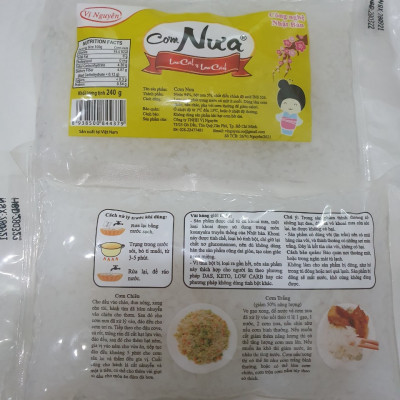 Combo 3 Gói Cơm Nưa Vị Nguyên Das Keto 240g