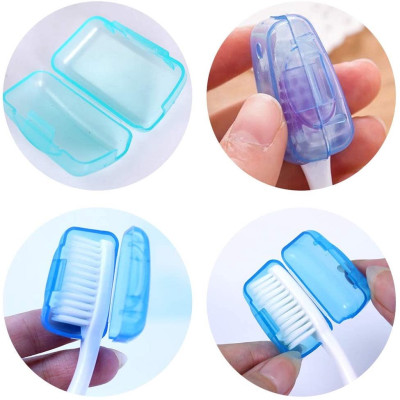 Nắp Nhựa Bọc Đầu Bàn Chải Đánh Răng Tránh Bụi Bẩn Côn Trùng, Gián Có Lỗ Thông Khí, Nút Đậy Bịt Bảo Vệ Đầu Bàn Chải Tiện Lợi Khi Đi Du Lịch