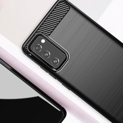 Ốp lưng chống sốc Vân Sợi Carbon cho Samsung Galaxy S20 FE  - hàng chính hãng