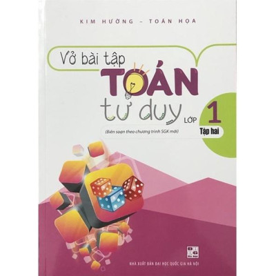Sách - Combo Vở bài tập Toán tư duy lớp 1 (Tập 1+Tập 2)