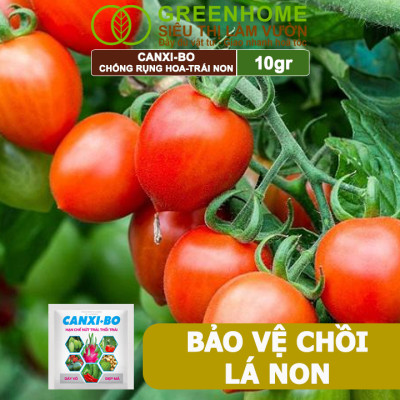 Phân Bón Canxi Bo Greenhome, Viên 10Gr, Tăng Đậu Trái, Chống Rụng Hoa Và Trái Non, Chống Thối Trái