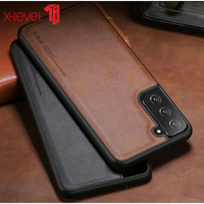 Ốp lưng cho Samsung Galaxy S24 Fe , S20 FE , S21 FE , S23 FE hiệu X-Level da PU chống sốc chống bám bẩn chống vân tay,  siêu bền - hàng nhập khẩu 