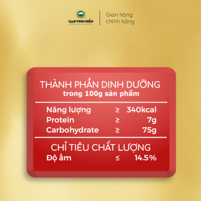 [TIẾT KIỆM] Combo 4 túi Gạo Lứt Đỏ Vinh Hiển - Tiết kiệm, dẻo mềm, dễ ăn