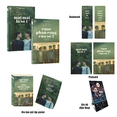 We Best Love - Mãi Mãi Là Số 1 & Cuộc Phản Công Của Số 2 (Bộ 2 Cuốn - Tặng Kèm BookMark + Postcard +Bìa Bao Giả Lập Poster + Giá Đỡ Điện Thoại)
