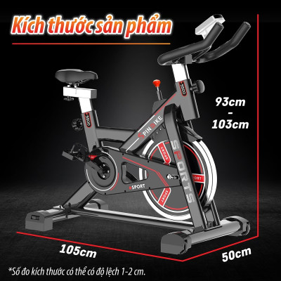 BG Xe đạp tập thể thao đa năng trong nhà Model S500 WHITE SPINING BIKE mới (hàng nhập khẩu)
