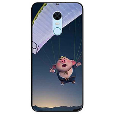 Ốp lưng in cho Xiaomi Redmi 5 Mẫu Heo Bay