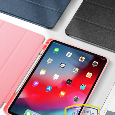 Bao da dành cho iPad iPad 9.7 (2017/2018) Gen 5/ Gen 6, iPad Air, iPad Air 2 hiệu Dux Ducis Domo có khe để bút, bảo vệ camera, chống sốc, cao cấp - Hàng nhập khẩu.