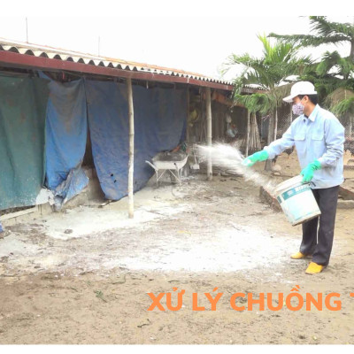 Vôi Bột Nông Nghiệp Xác Khuẩn Chuồng Trại, Khu Chăn Nuôi, Xử Lý Đất Đai (Gói 1kg)