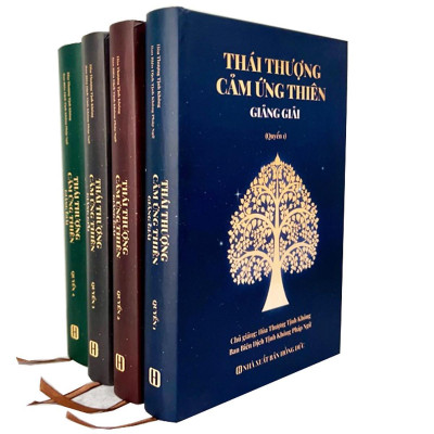 Sách - Bộ Thái Thượng Cảm Ứng Thiên Giảng Giải - Trọn Bộ 4 Quyển - Chính Thông Book