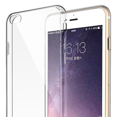 Ốp lưng dẻo Silicon trong suốt cho iPhone 6 / iPhone 6s hiệu Ultra thin (mỏng 0.6mm) - Hàng nhập khẩu