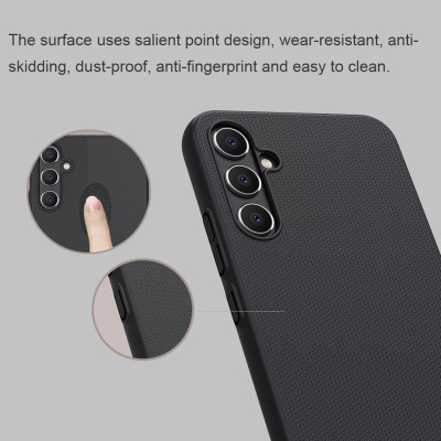 Ốp Lưng Sần chống sốc cho Samsung Galaxy A16 , A35 , A55 . A15 , A25 hiệu Nillkin Super Frosted Shield - Hàng Chính Hãng