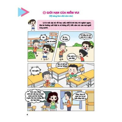 Sách - Truyện Tranh Tâm Lý Học Đường - Học Cách Làm Chủ Cảm Xúc - Minh Thắng