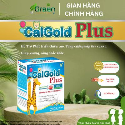 [TPBVSK] CALGOLD PLUS - Bổ sung canxi từ tảo biển đỏ (Nhãn con hươu)