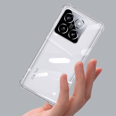 Ốp lưng cho  Xiaomi 14 5G, Xiaomi 14 Pro 5G dẻo trong bó sát chống sốc cao cấp - Hàng chính hãng