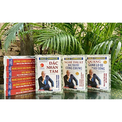Sách - Đắc Nhân Tâm + Nghệ Thuật Nói Trước Công Chùng + Quẳng Gánh Lo Đi - Khổ Nhỏ, Bìa Mềm - Minh Thắng