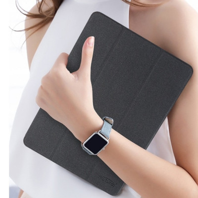 Bao da Mutural Tailor dựng đứng có khay bút dành cho iPad Mini 5 - Hàng chính Hãng