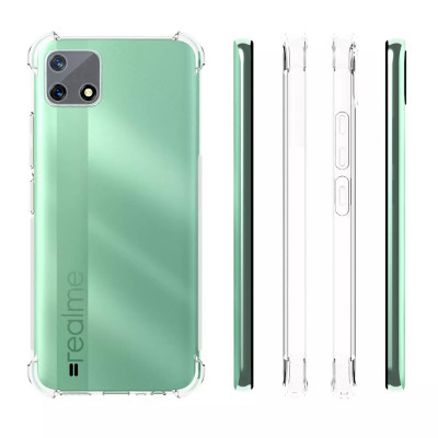 Ốp lưng dẻo trong chống sốc dành cho Realme C20 - Hàng Nhập khẩu