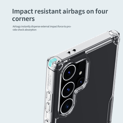 Ốp lưng Galaxy S24 Ultra Nillkin trong suốt - hàng chính hãng