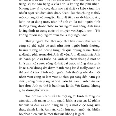 Ma Trận Cuộc Đời Keanu Reeves - Keanu Reeves’s Excellent Adventure: An Unauthorized Biography