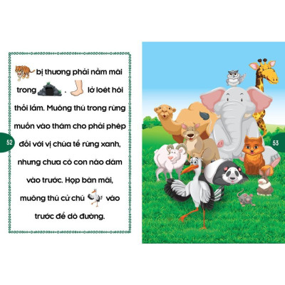 Sách - Phát Triển Tư Duy Và Ngôn Ngữ Cho Bé - Truyện Đọc Bằng Hình Ảnh - Truyện Ngụ Ngôn Việt Nam Đặc Sắc - Combo 2 Cuốn - Việt Thư