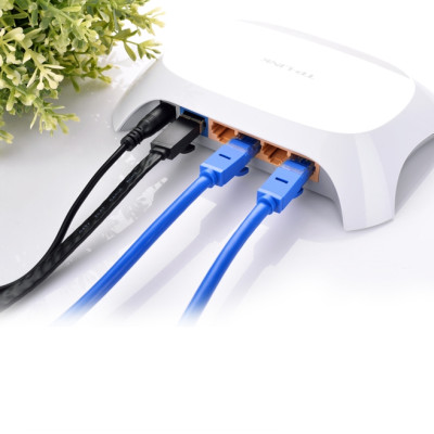 Dây mạng bấm sẵn 2 đầu Cat6 UTP Patch Cords dài 15M UGREEN NW102 11207 - Hàng chính hãng