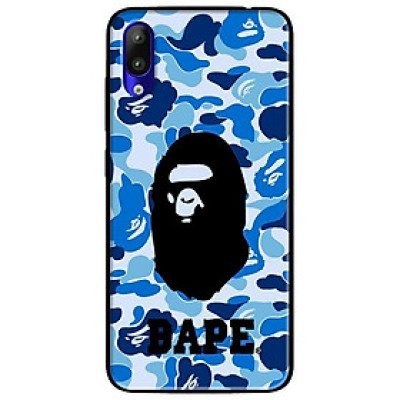 Ốp lưng dành cho Vsmart Start mẫu Bape Xanh Có Chữ