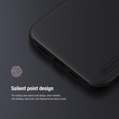 Ốp lưng Nillkin Super Frosted Shield Pro cho iPhone 13 Pro Max / 13 Pro / 13  mỏng chống dấu vân tay và sốc - Hàng Chính Hãng