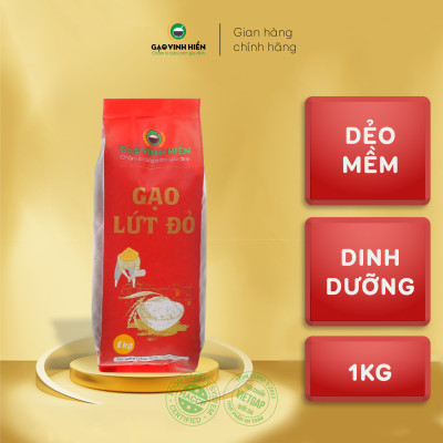 [TIẾT KIỆM] Combo 4 túi Gạo Lứt Đỏ Vinh Hiển - Tiết kiệm, dẻo mềm, dễ ăn