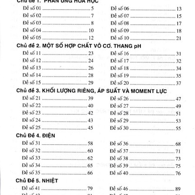 Tuyển tập đề kiểm tra định kì Khoa Học Tự Nhiên lớp 8 (Dùng chung cho các bộ SGK)
