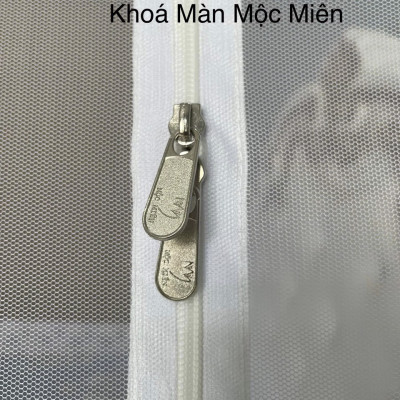 Màn Chụp , Mùng Chụp Đỉnh Vuông Cao Cấp Mộc Miên - Hoạ Tiết Xám Khủng Long ( Hình thật )