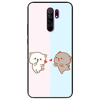 Ốp lưng dành cho Xiaomi Redmi 9 mẫu Cặp Đôi Xanh Hồng