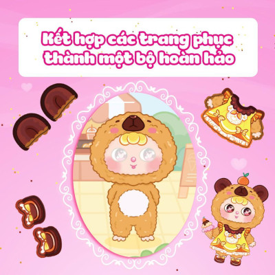 Sách - Mini Fashion - Bóc Dán Hơn 500+ Stickers Váy, Phụ Kiện Xinh Đẹp Cho Bé Gái - Combo 5 Cuốn - Megabook