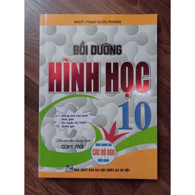 Sách - Combo bồi dưỡng Đại số + Bồi dưỡng Hình Học lớp 10 ( Biên soạn theo chương trình GDPT mới )