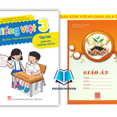 Sách - Combo 2 cuốn Tiếng Việt 3 - Dành cho buổi học thứ hai (Bộ Chân trời sáng tạo)