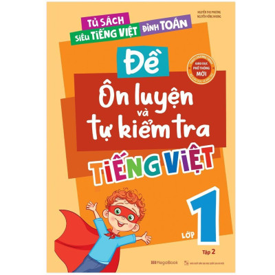 Sách - Đề Ôn Luyện Và Tự Kiểm Tra Tiếng Việt Lớp 1 -  Combo 2 Tập - Megabook