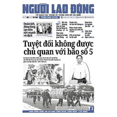 Nhật báo Người Lao Động từ ngày 25-08-2025 đến 31-08-2025