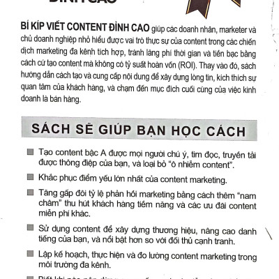 Bí Kíp Viết Content Đỉnh Cao