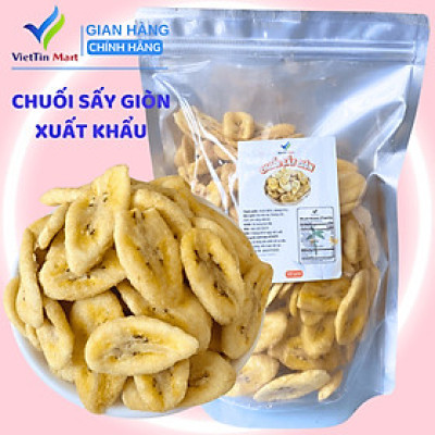 Chuối Sấy Giòn Hàng Vụn Viettin Mart 500g