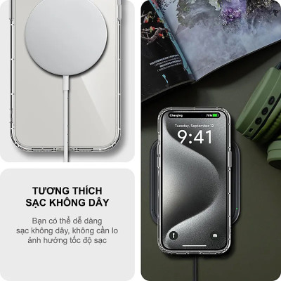 Ốp lưng chống sốc cho iPhone 16 Pro Max / 16Pro / 16 Plus / IP16 hiệu Gucase Likgus Crashproof - Thiết kế trong suốt, chống ố, giúp chống chịu mọi va đập - hàng nhập khẩu