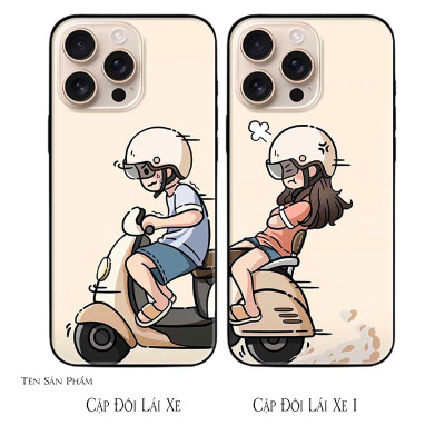 Ốp lưng Redmi 9T - 13C - 13 4G - Redmi Note 13 4G - Note 13 Pro 4G - Note 13 Pro 5G - Cặp Đôi Lái Xe - Hàng Chính Hãng