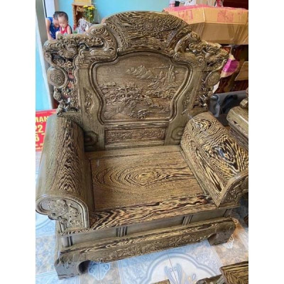 Bộ ghế Khổng tử gỗ Mun